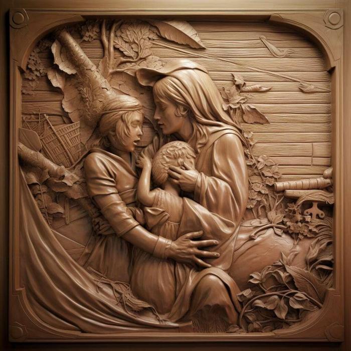 نموذج ثلاثي الأبعاد لآلة CNC 3D Art 